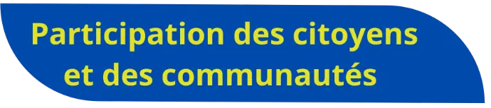 Participation des citoyens et des communautés